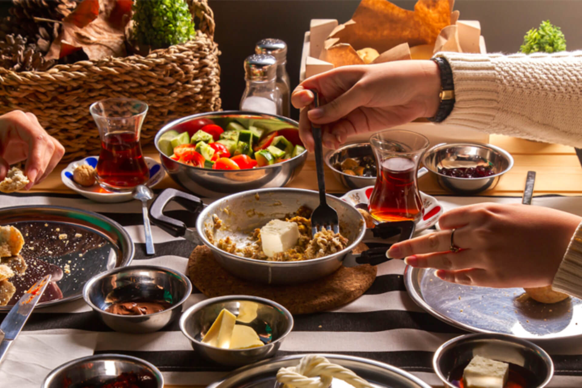 Breakfast in Old City Baku, Icherisheher