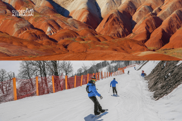 Beshbarmaq & Candy Cane Mountains, Red Village & Shahdag Day Trip